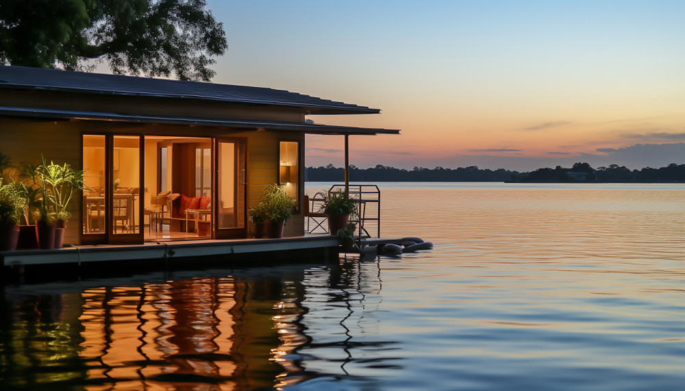 Les maisons flottantes, une solution innovante