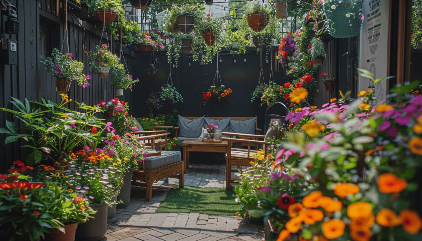 Aménagement de petits espaces extérieurs Astuces pour un jardin urbain luxuriant